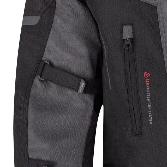 Pánská moto bunda W-TEC Xeniaq - черен-сив
