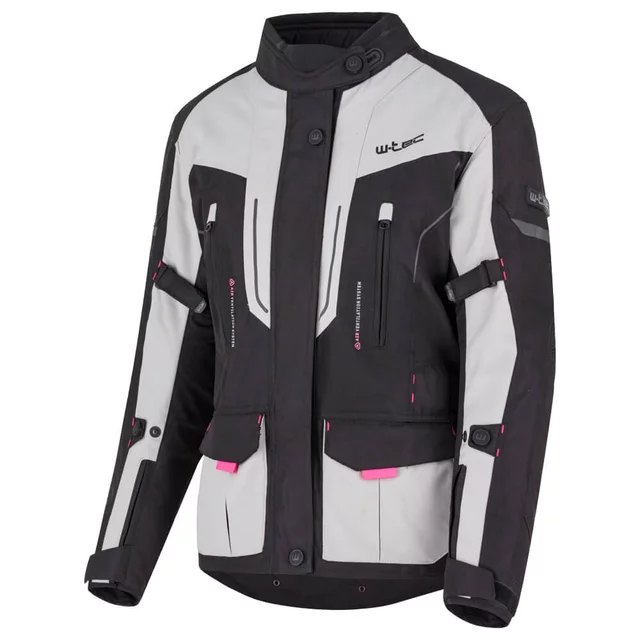 Dámská moto bunda W-TEC Xenia - черен-сив