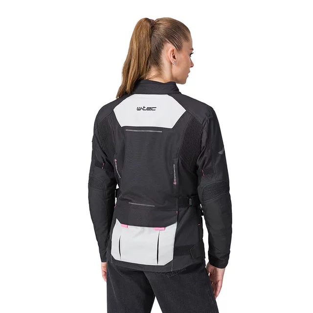 Dámská moto bunda W-TEC Xenia - черен-сив