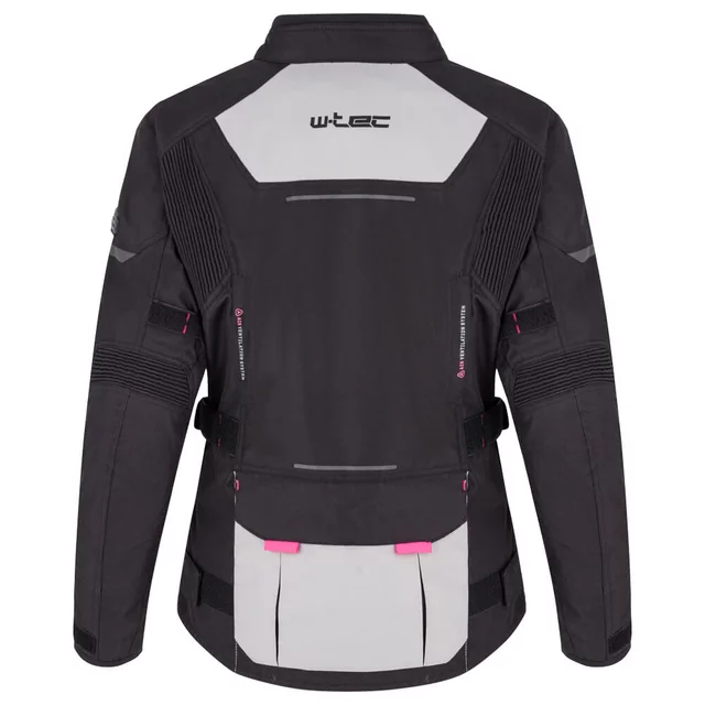Dámská moto bunda W-TEC Xenia - черен-сив