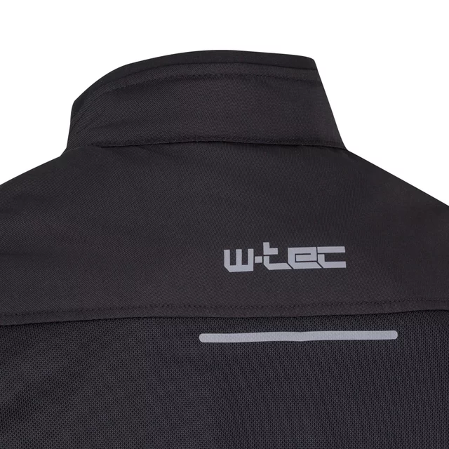Лятно мъжко мото яке W-TEC Mirelio - черен-сив