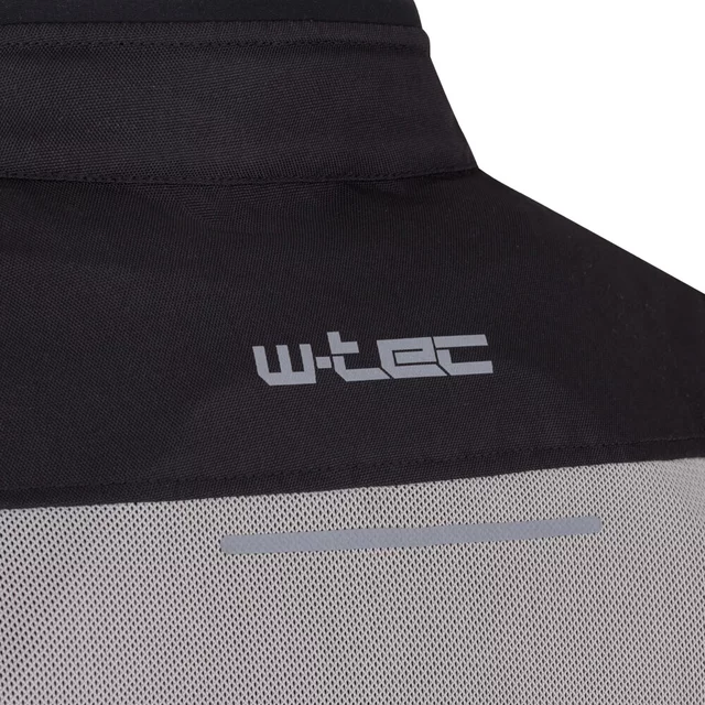 Лятно дамско мото яке W-TEC Mirelia - черен-сив-флуо