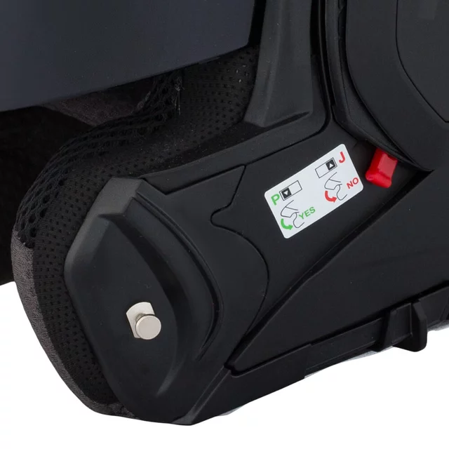 Модуларна каска W-TEC Sabron P/J - перлено бяло