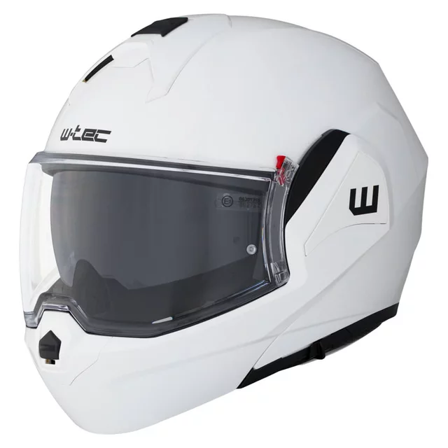 Модуларна каска W-TEC Sabron P/J - перлено бяло