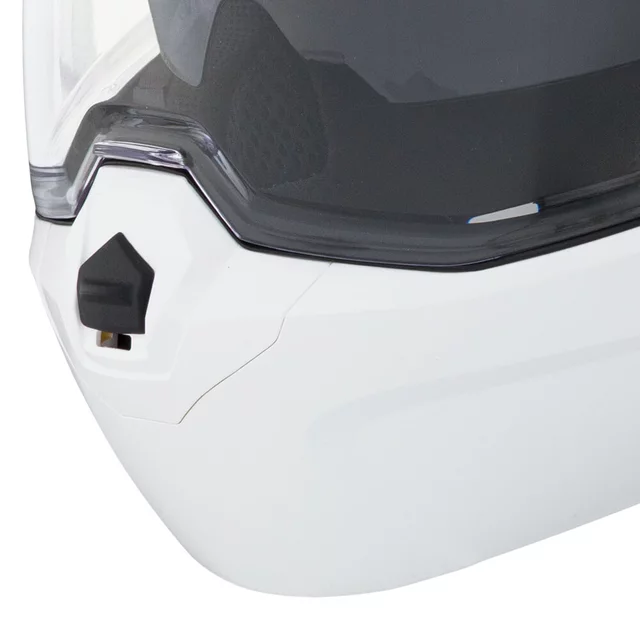 Модуларна каска W-TEC Sabron P/J - перлено бяло