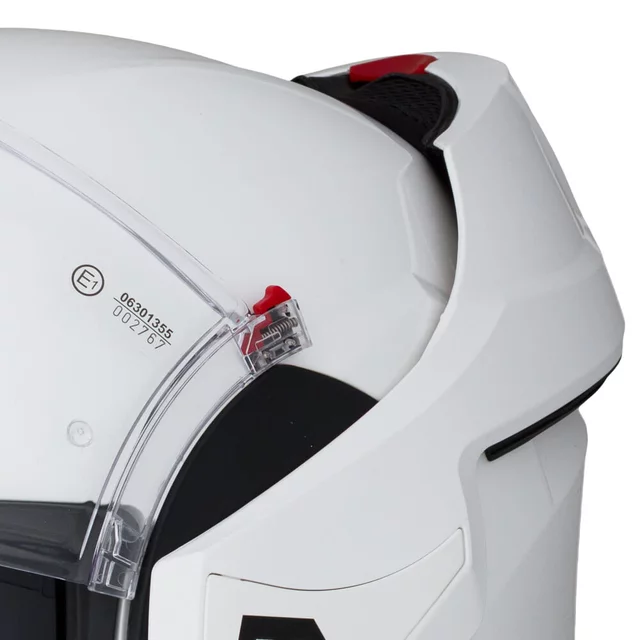 Модуларна каска W-TEC Sabron P/J - перлено бяло