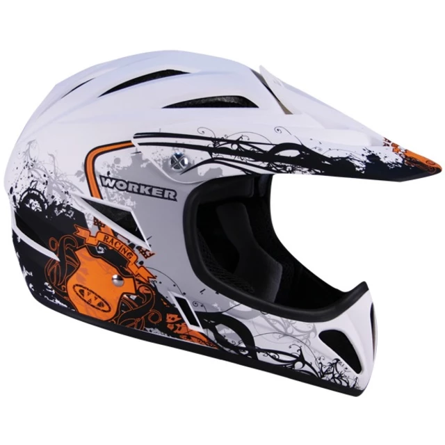 Каска WORKER Donwhill 3ride - жълт