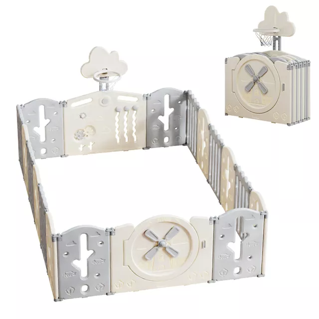 Детска кошара inSPORTline Bufalino 16+2 160x240x64 cm