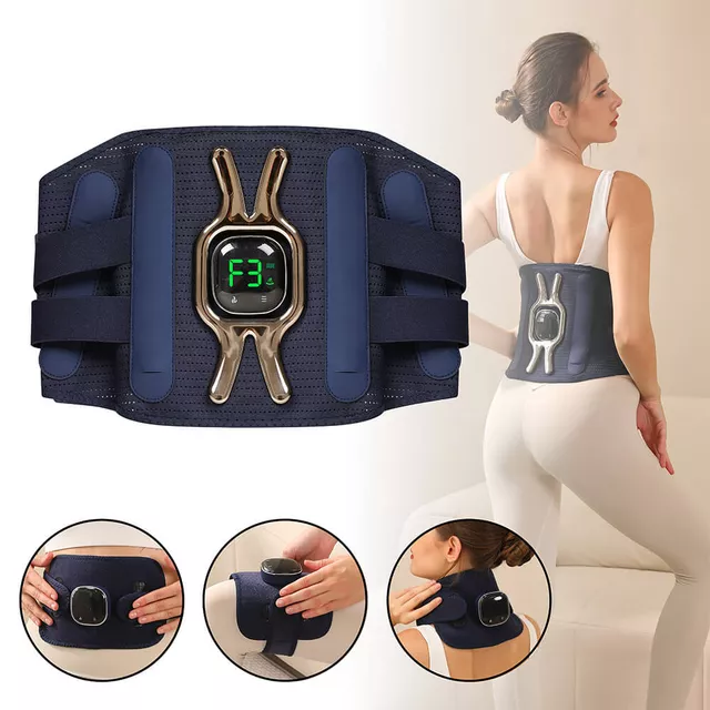 Електрически масаж и отопляем лумбален колан inSPORTline Soncharge