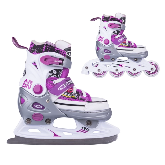 Ролери/кънки WORKER Aron white