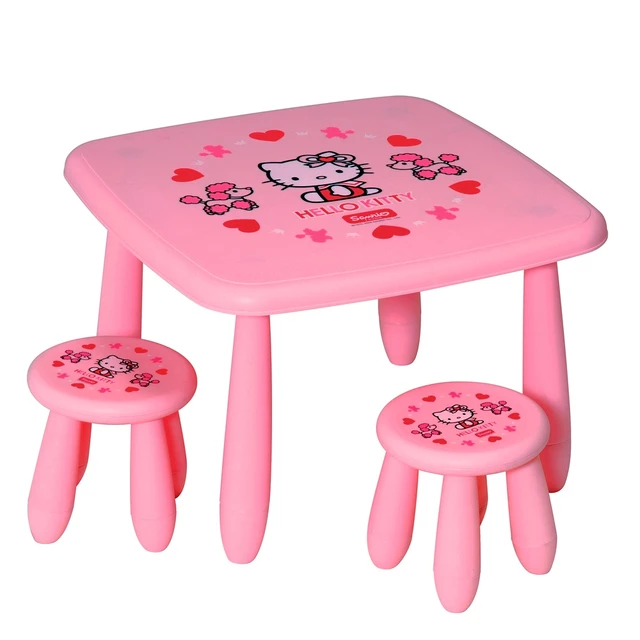 Set masa si scaune Hello Kitty