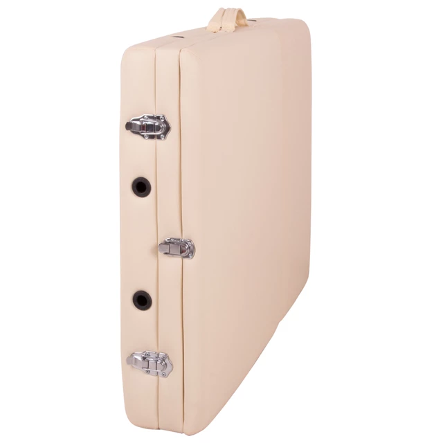 Масажна маса inSPORTline Japane 3-pieces wooden - бяло-оранж