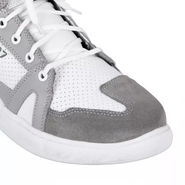 Мото боти W-TEC Arimes - бял сив