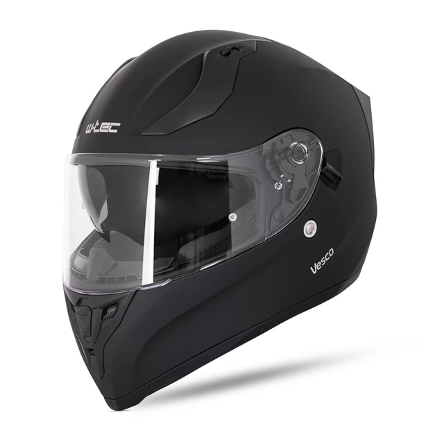 Интегрална мото каска W-TEC Vesco - Black Matt-Corsa Red - Black Matt-Reflex