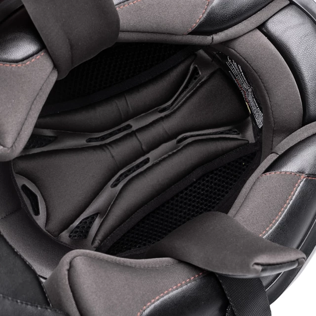 Интегрална мото каска W-TEC Vesco - Black Matt-Corsa Red