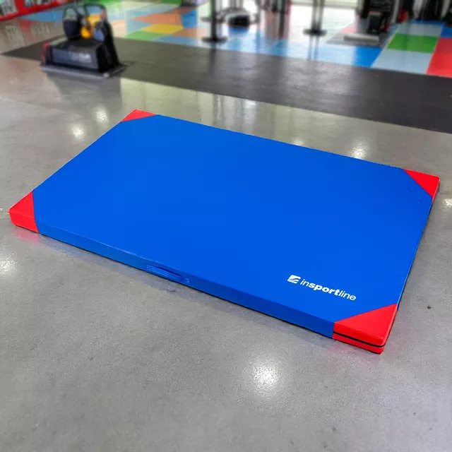 Гимнастически дюшек inSPORTline Munakor T60 200x120x10 см - черен - син
