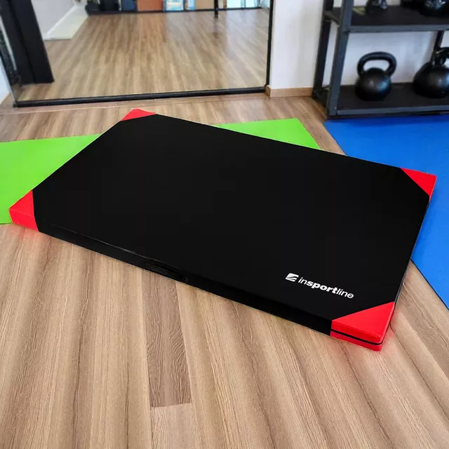 Гимнастически дюшек inSPORTline Munakor T60 200x120x10 см - черен - черен