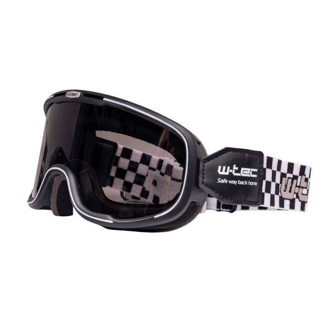 Винтидж мото очила W-TEC Chesster - Черен