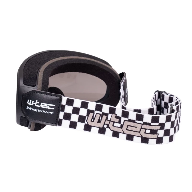 Винтидж мото очила W-TEC Chesster - Черен