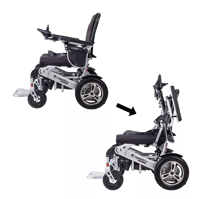 Електрическа количка inSPORTline Hawkie II - Сребрист - зелен