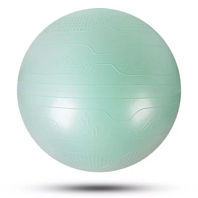 Гимнастическа топка inSPORTline Stretch Ball 65 см - черен - Ментов