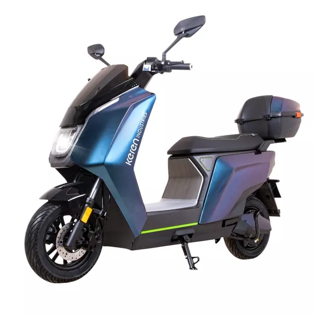 Електрически скутер SRT 5 Pro 10" - тъмно сив - син