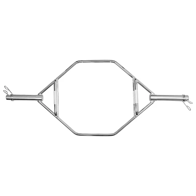 Олимпийски лост за мъртва тяга inSPORTline Hexlif 140cm/50mm • 21,8kg • до 200kg • с втулки