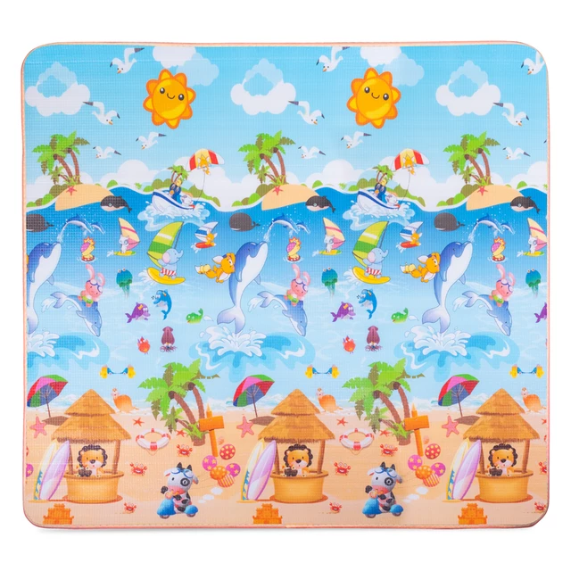 Детско килимче за игра inSPORTline Lhotino 200x180x1,5 см - река/океан