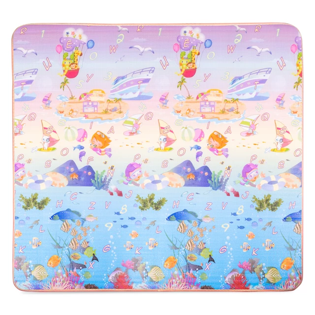 Детско килимче за игра inSPORTline Lhotino 200x180x1,5 см - река/океан