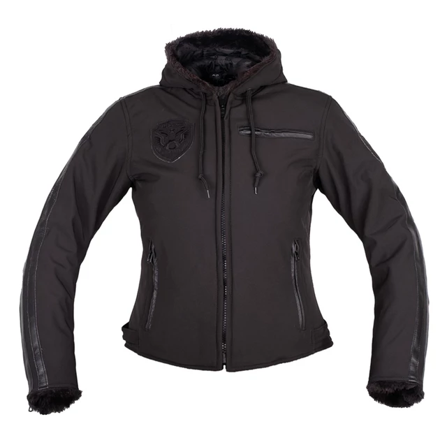 Дамско мото яке Softshell W-TEC Prothara - черен