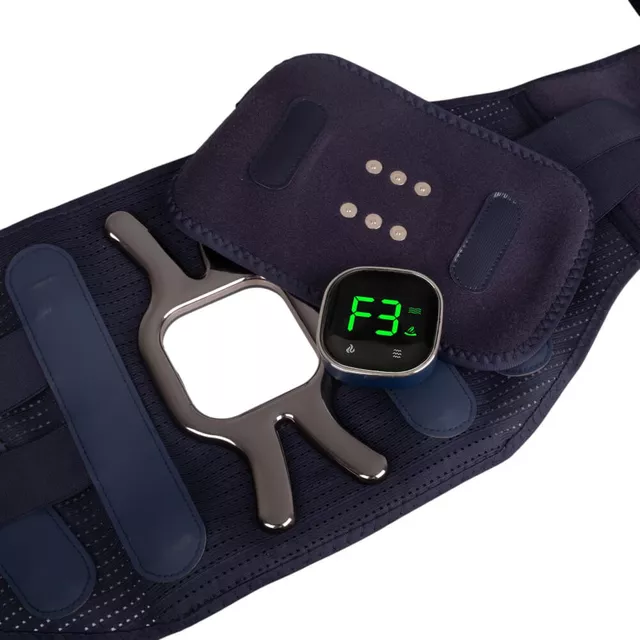 Електрически масаж и отопляем лумбален колан inSPORTline Soncharge