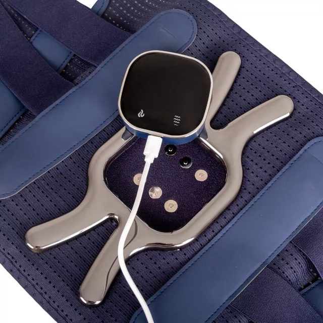 Електрически масаж и отопляем лумбален колан inSPORTline Soncharge