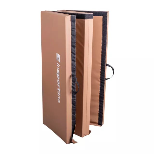 Сгъваема постелка за гимнастика inSPORTline Kvadfold 200x120x5 см - червен