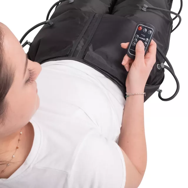 Масажор за крака inSPORTline Compisimo с компресиращи панталони