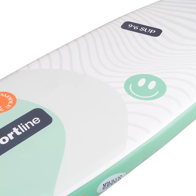 Падълборд с аксесоари inSPORTline Wavelet 9'6" - розов