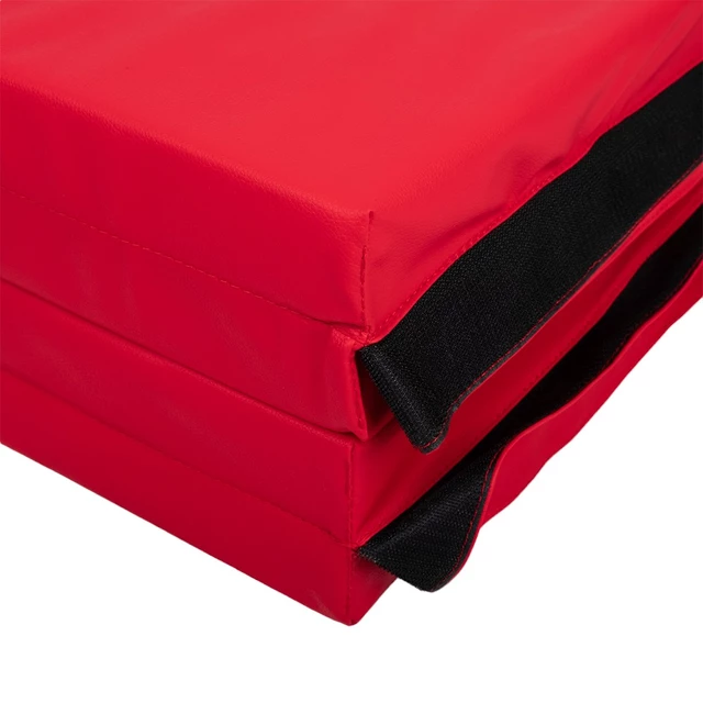 Сгъваема постелка за гимнастика inSPORTline Kvadfold 200x120x5 см - червен