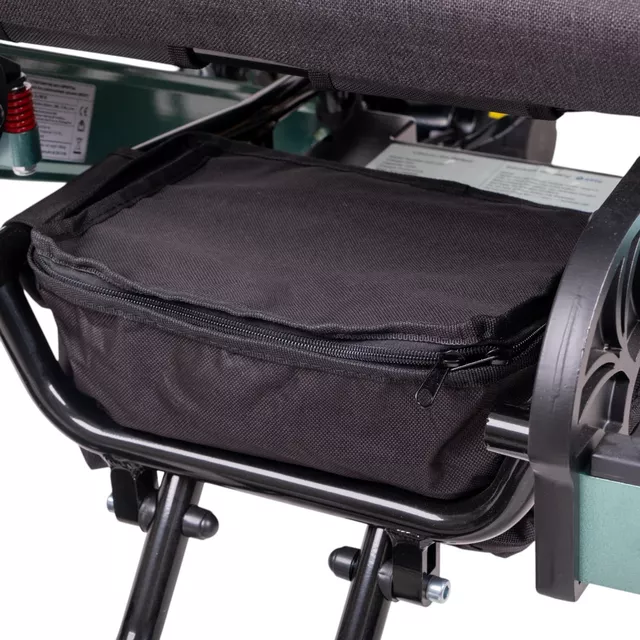 Електрическа инвалидна количка inSPORTline Hawkie Evo II с регулируема облегалка 700W﻿ - сребрист
