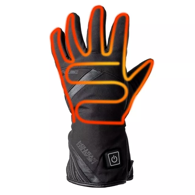 Мото/вело ръкавици с подгряване W-TEC HEATnoir - черен
