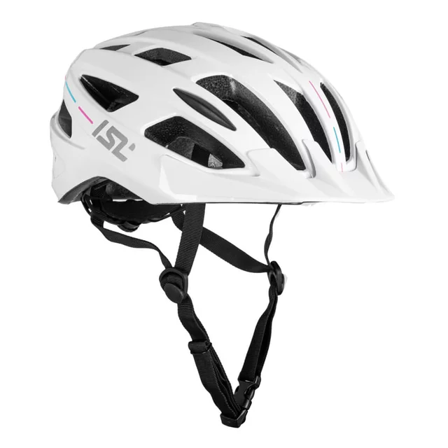 Вело каска ISL Winsdor - Glossy White/Titanium Grey - Glossy White/Dusted Pink