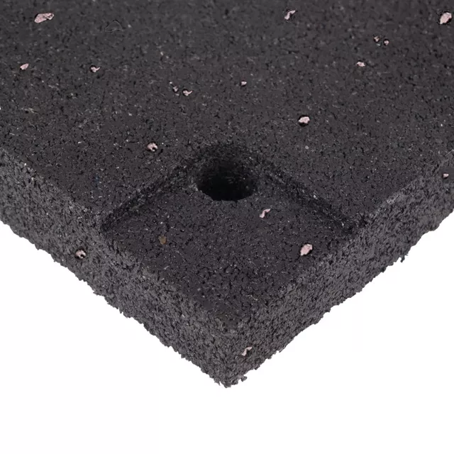 Скосен елемент за фитнес настилки Proteko Plus Dot 50x15x2 см - 1 брой