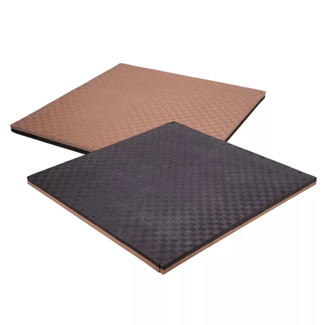 Модулна настилка татами  inSPORTline Malmeida 100x100x4 cm - мока мус-черно