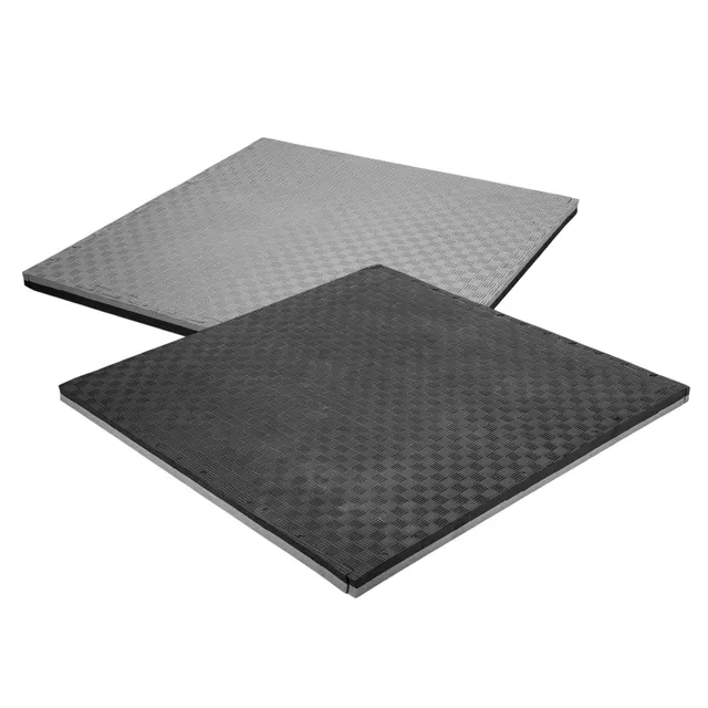 Модулна настилка татами  inSPORTline Malmeida 100x100x4 cm - мока мус-черно