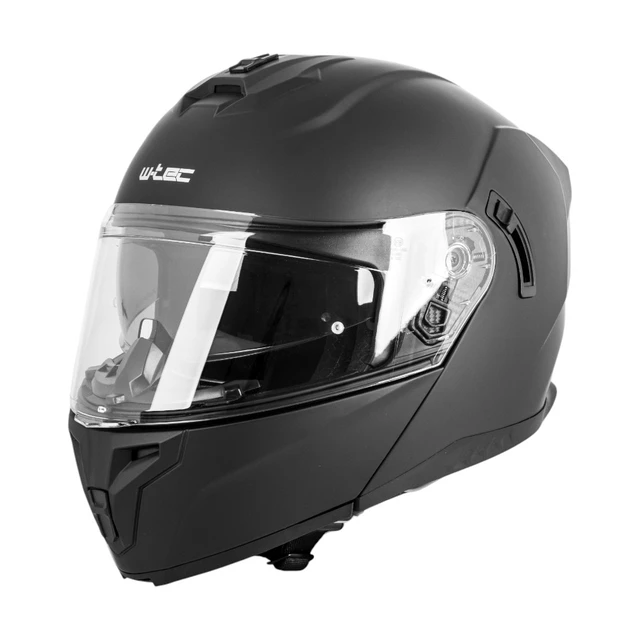 Мото каска W-TEC Benidor - бял гланц