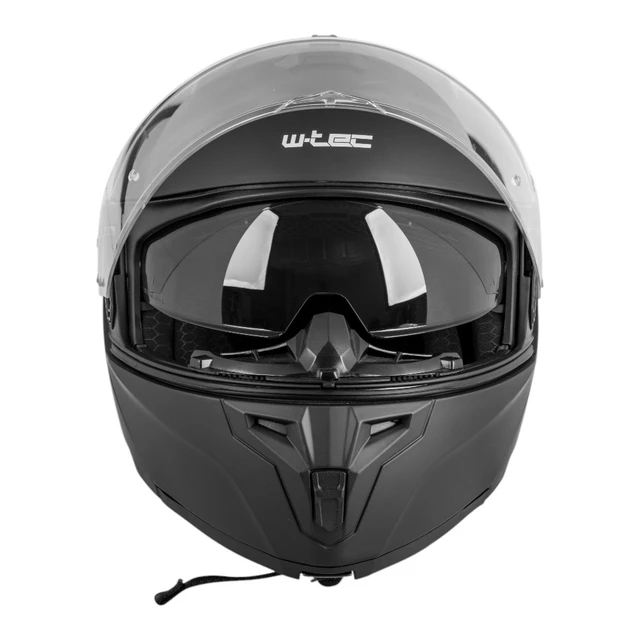Мото каска W-TEC Benidor - бял гланц