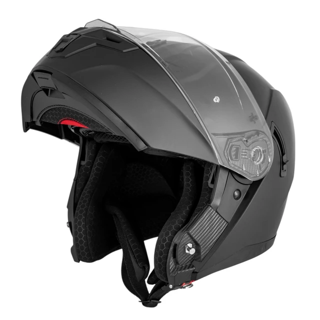 Мото каска W-TEC Benidor - бял гланц