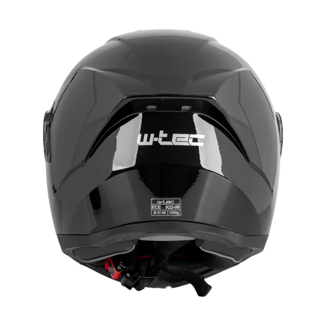 Мото каска W-TEC Benidor - бял гланц