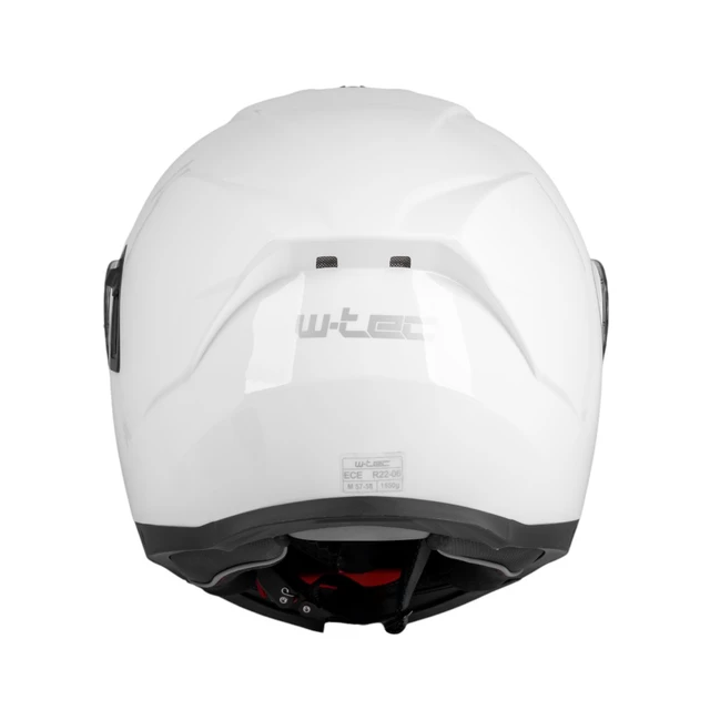 Мото каска W-TEC Benidor - бял гланц