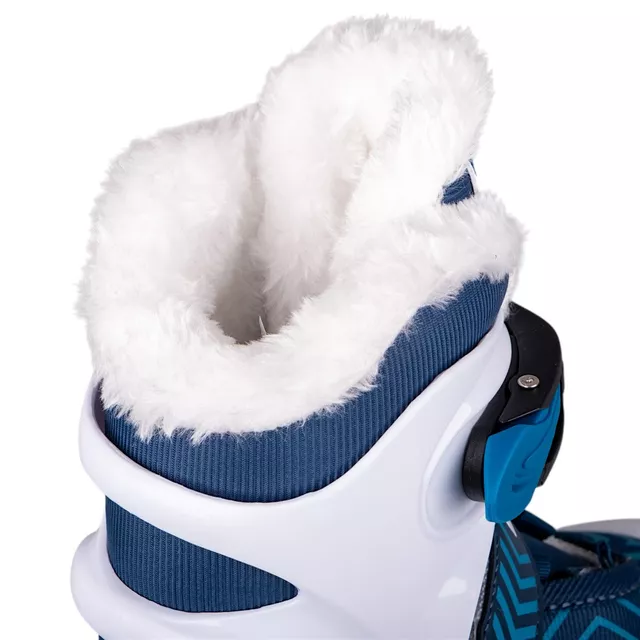Детски кънки за лед inSPORTline Izaky Pro с подплата, Син