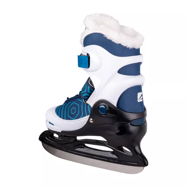 Детски кънки за лед inSPORTline Izaky Pro с подплата, Син