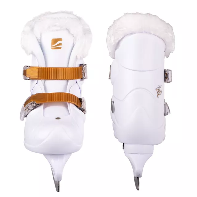 Кънки за лед inSPORTline Kira Pro с подплата, Бял